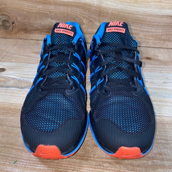 Womens Nike Air Max DYNASTY Black Textile Sz 10 - Picture 2 of 10